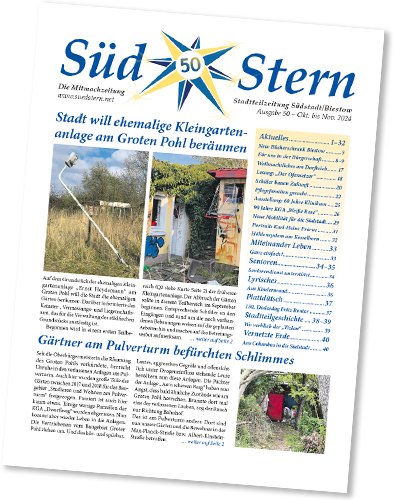 Stadtteilzeitung Südstern – Stadtteilzeitung für die Südstadt und Biestow, Rostock, Aktuelle Ausgabe